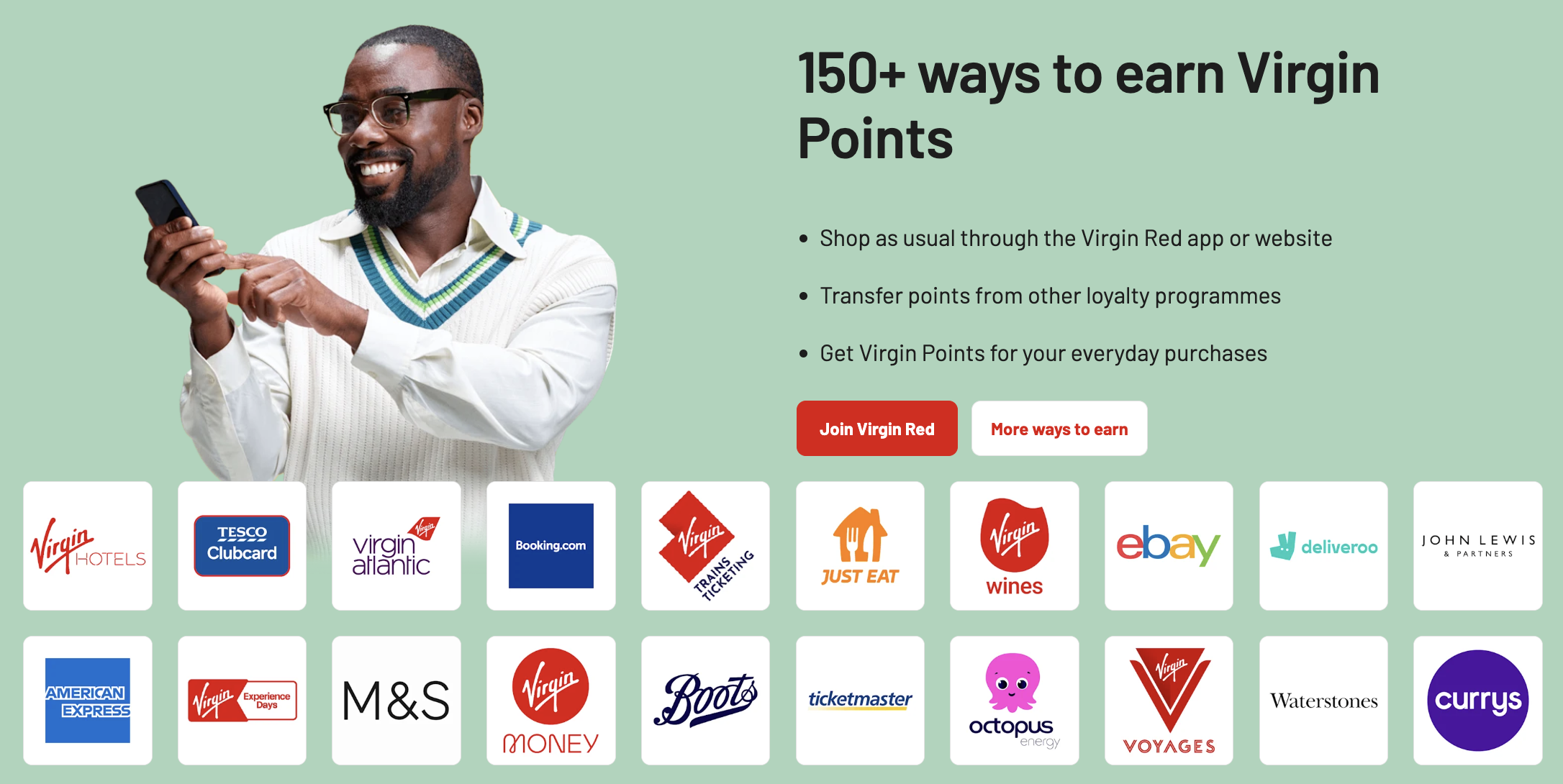 Virgin Red loyalty program.