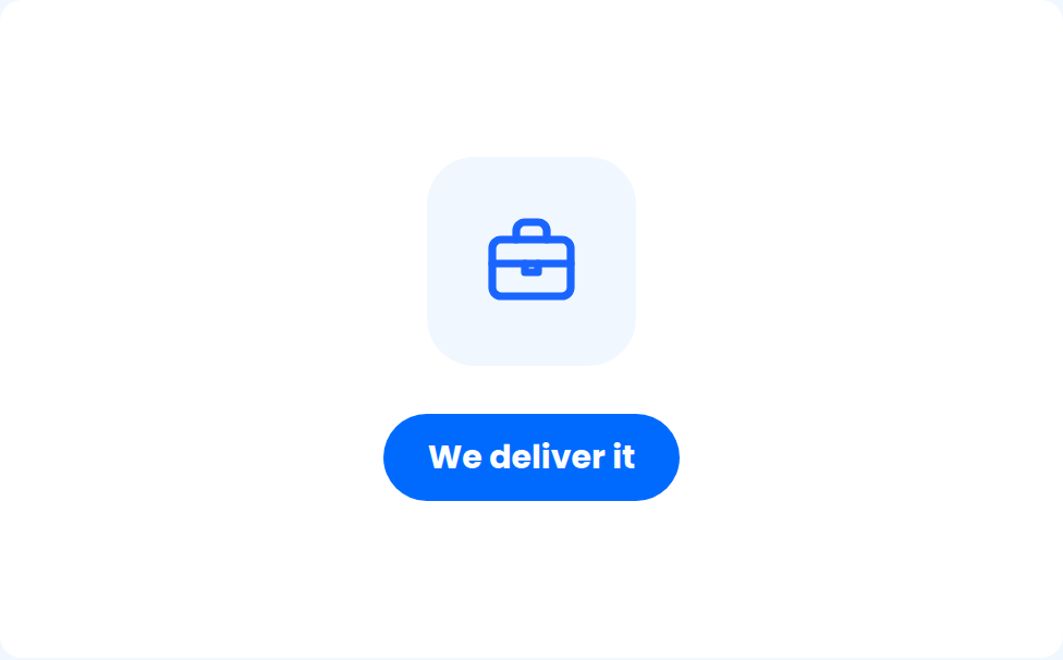 We deliver the program