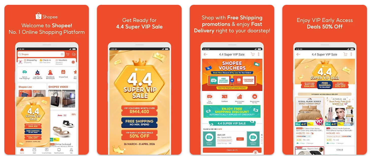 Best Loyalty Programs in Singapore: Shopee & Lazada