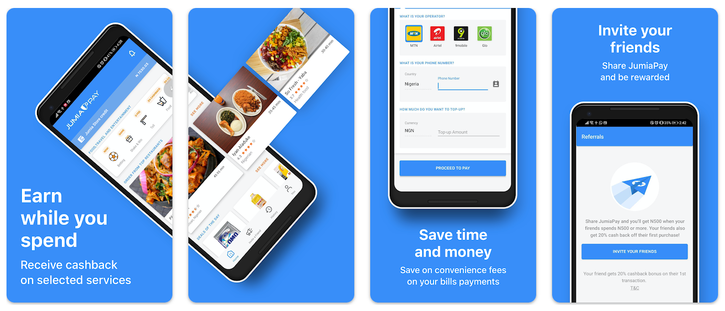 JumiaPay Nigeria loyalty scheme with points and discounts for online shopping and payments.